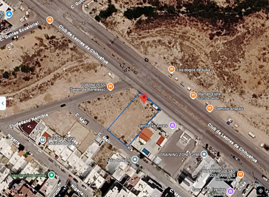 Terreno comercial sobre Av. Club de Leones